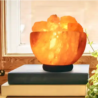 flower salt lamp